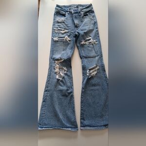 American Eagle Super Hi-Rise Flare Jeans